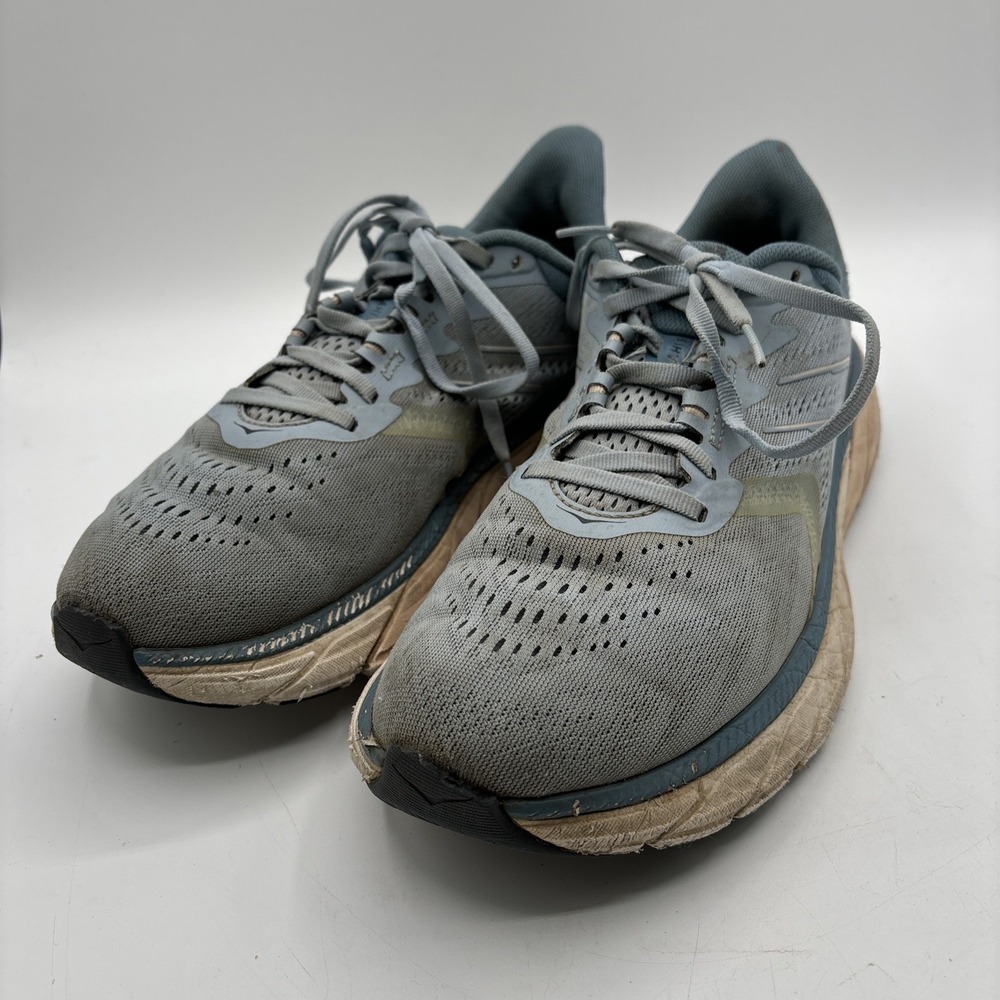 Hoka One One Arahi 5 Blue Running Shoes Women's 10 D‎ Wide Comfort Sneakers READ